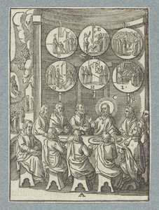 キリストは使徒たちに最後に現れます 作： Christoffel van Sichem (II)