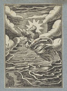 創造の最初の日: 光と闇の分離 作： Christoffel van Sichem (II)