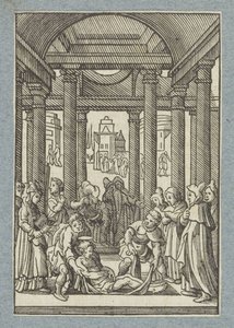 ステファノの埋葬 作： Christoffel van Sichem (II)