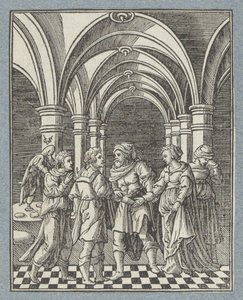 トビアスとサラの結婚 作： Christoffel van Sichem (II)