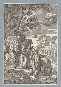 エルサレムへの入国 作： Christoffel van Sichem (II)