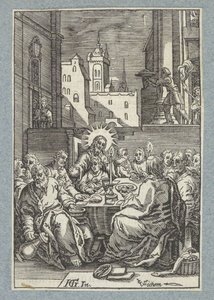 最後の晩餐 作： Christoffel van Sichem (II)