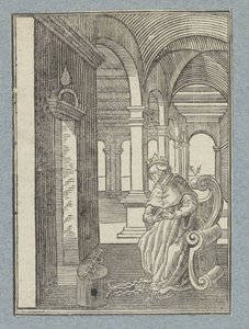 獄中のマナセ 作： Christoffel van Sichem (II)