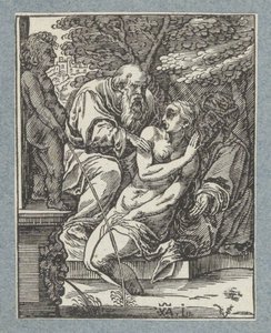 スザンナと長老たち 作： Christoffel van Sichem (II)