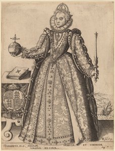 エリザベス、イギリスの女王 作： Christoffel van Sichem I