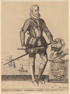 スペイン王フェリペ2世 作： Christoffel van Sichem I