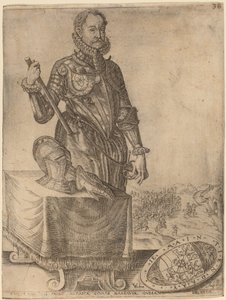 ウィリアム・オブ・ナッソー、オレンジ公 作： Christoffel van Sichem I after Hendrik Goltzius