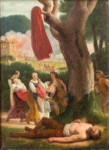 ハグバードとシグネ、1820 年以前。 作： Christoffer Wilhelm Eckersberg