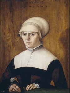イェルクゾーラーの妻、1531年28歳 作： Christoph Amberger