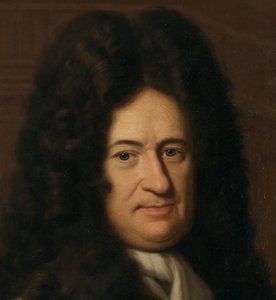 ドイツ語：哲学者ゴットフリート・ヴィルヘルム・フライヘル・フォン・ライプニッツの肖像 ドイツの哲学者ゴットフリート・ライプニッツ（1646-1716）の肖像画 作： クリストフ・ベルンハルト・フランケ
