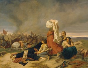 1434年のリパンの戦い 作： Christoph Christian Ruben