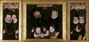 ザクセンのヨハンヴィルヘルムの三連作、1587 作： Christoph Leutolph