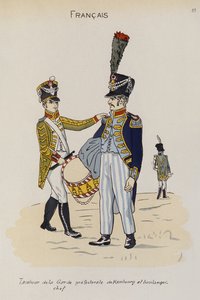 ハンブルク県警のドラマー兼マスターベイカー、1806年頃 作： Christoph Suhr