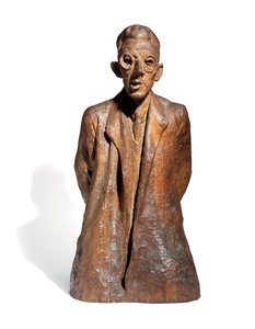 批評家アーサー・ビンツの肖像、1926年頃（オークウッド） 作： Christoph Voll