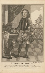 ロシアのツァレヴィッチ・アレクセイ・ペトロヴィッチの肖像 1690-1718, 1710 作： Christoph Wiegel