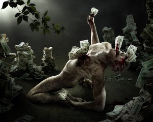 金は人間を蝕む 作： Christophe Kiciak