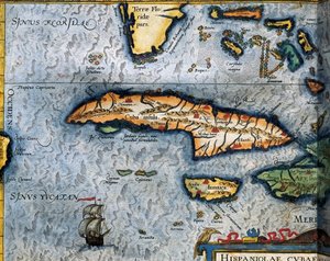 クリストフ・プランタンによるカリブ海の地図