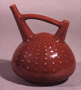 ウニの器、リンソープ、c.1879-83（土器） 作： Christopher Dresser