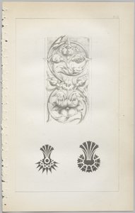 装飾デザインの芸術：付録付き、花が開く日の時間を示す、Day＆Son、ロンドン、1862年発行 作： Christopher Dresser