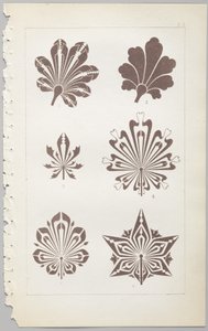 装飾デザインの芸術：付録付き、花が開く日の時間を示す、Day＆Son、ロンドン、1862年発行 作： Christopher Dresser