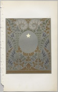 装飾デザインの芸術：付録付き、花が開く日の時間を示す、Day＆Son、ロンドン、1862年発行 作： Christopher Dresser