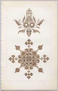 装飾デザインの芸術：付録付き、花が開く日の時間を示す、Day＆Son、ロンドン、1862年発行 作： Christopher Dresser