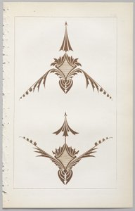 装飾デザインの芸術：付録付き、花が開く日の時間を示す、Day＆Son、ロンドン、1862年発行 作： Christopher Dresser