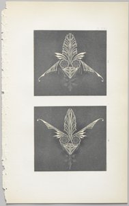 装飾デザインの芸術：付録付き、花が開く日の時間を示す、Day＆Son、ロンドン、1862年発行 作： Christopher Dresser