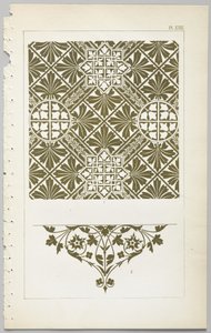 装飾デザインの芸術：付録付き、花が開く日の時間を示す、Day＆Son、ロンドン、1862年発行 作： Christopher Dresser