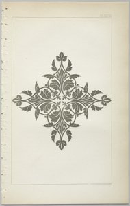 装飾デザインの芸術：付録付き、花が開く日の時間を示す、Day＆Son、ロンドン、1862年発行 作： Christopher Dresser