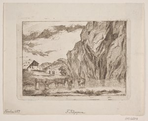 山の風景 作： Christopher Friederich Köppen
