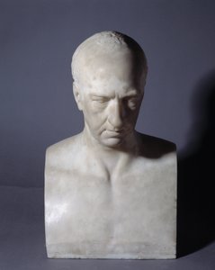 スコットランドの画家、ギャビン・ハミルトン（1723-1798）を描いた胸像