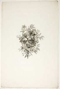 ポピーをあしらった花束（ジャン・ピルマン作、P.C.カノー版画による花束コレクションより 作： Christopher Norton