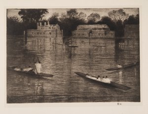 日曜日の夜、パブ。 1926年。 作： Christopher Richard Wynne Nevinson