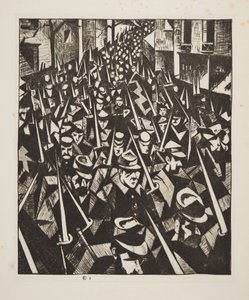 夜明け 作： Christopher Richard Wynne Nevinson
