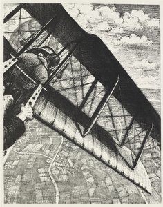 4,000フィートの銀行、1917年 作： Christopher Richard Wynne Nevinson