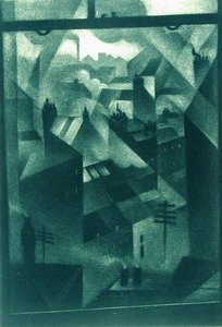 オフィスの窓から 作： Christopher Richard Wynne Nevinson