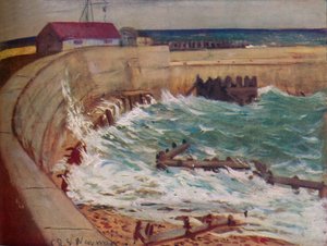 ハイタイド、ウエストベイ、c1930 作： Christopher Richard Wynne Nevinson