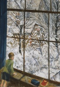 雪を見てください。 作： Christopher Richard Wynne Nevinson