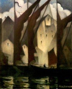 タメサイド、1941 作： Christopher Richard Wynne Nevinson