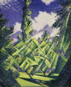 四季：夏、1919年 作： Christopher Richard Wynne Nevinson