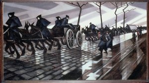 イープルへの道 作： Christopher Richard Wynne Nevinson