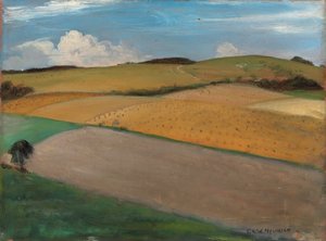 グッドウッドでのトランドル、1930年代 作： Christopher Richard Wynne Nevinson