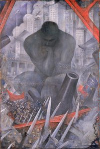 20世紀、1932-35年頃（キャンバスに油彩） 作： Christopher Richard Wynne Nevinson