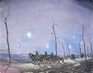 ヴェリーライト、1918年 作： Christopher Richard Wynne Nevinson