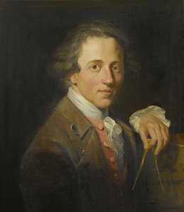若い芸術家の肖像（ジョン・ソーン）、1776 作： Christopher William Hunneman