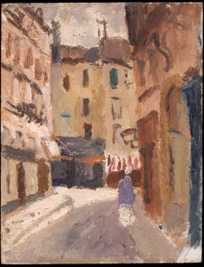 ナントの通り」 1920-1930年 作： Christopher Wood