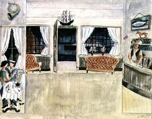 ザ・シップ・イン、セント・アイブスのバー 作： Christopher Wood