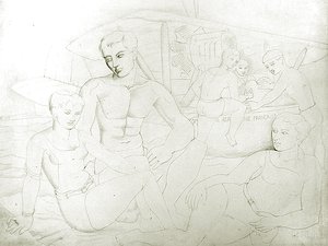 The Bathers 作： Christopher Wood