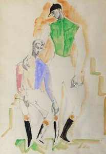 2人の騎手 作： Christopher Wood